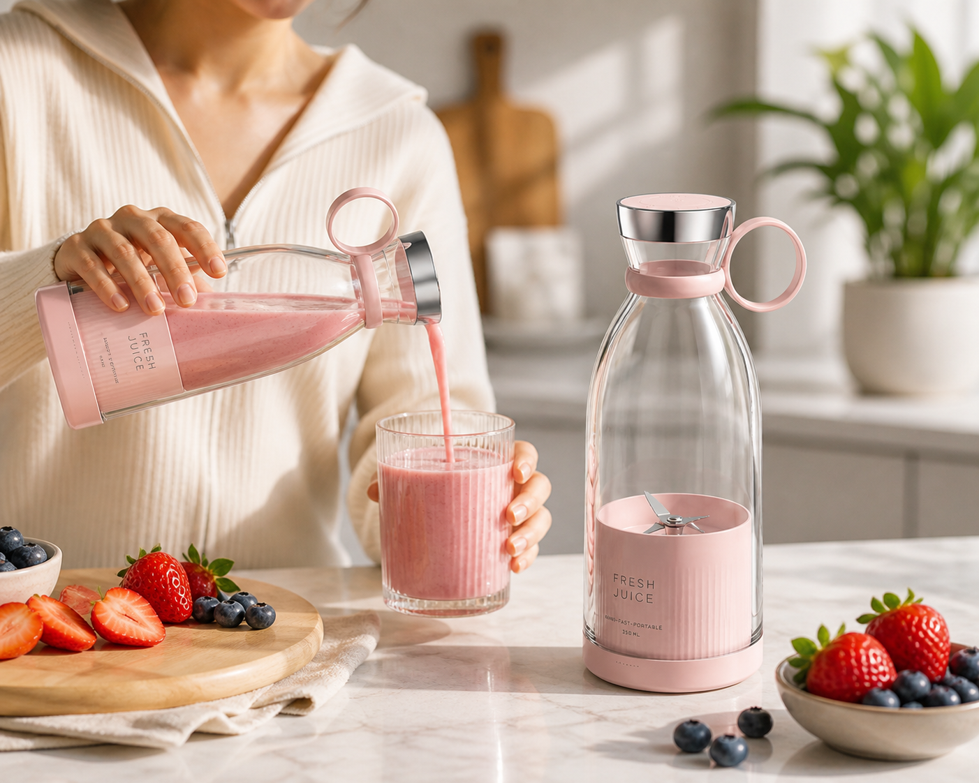 Portable USB Mini Blender Bottle